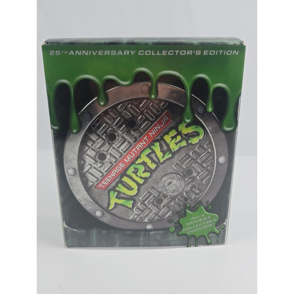 Teenage Mutant Ninja Turtles 25th DVD Collectors Edition 4 DVD & Masks Tattoos - Picture 2 of 12